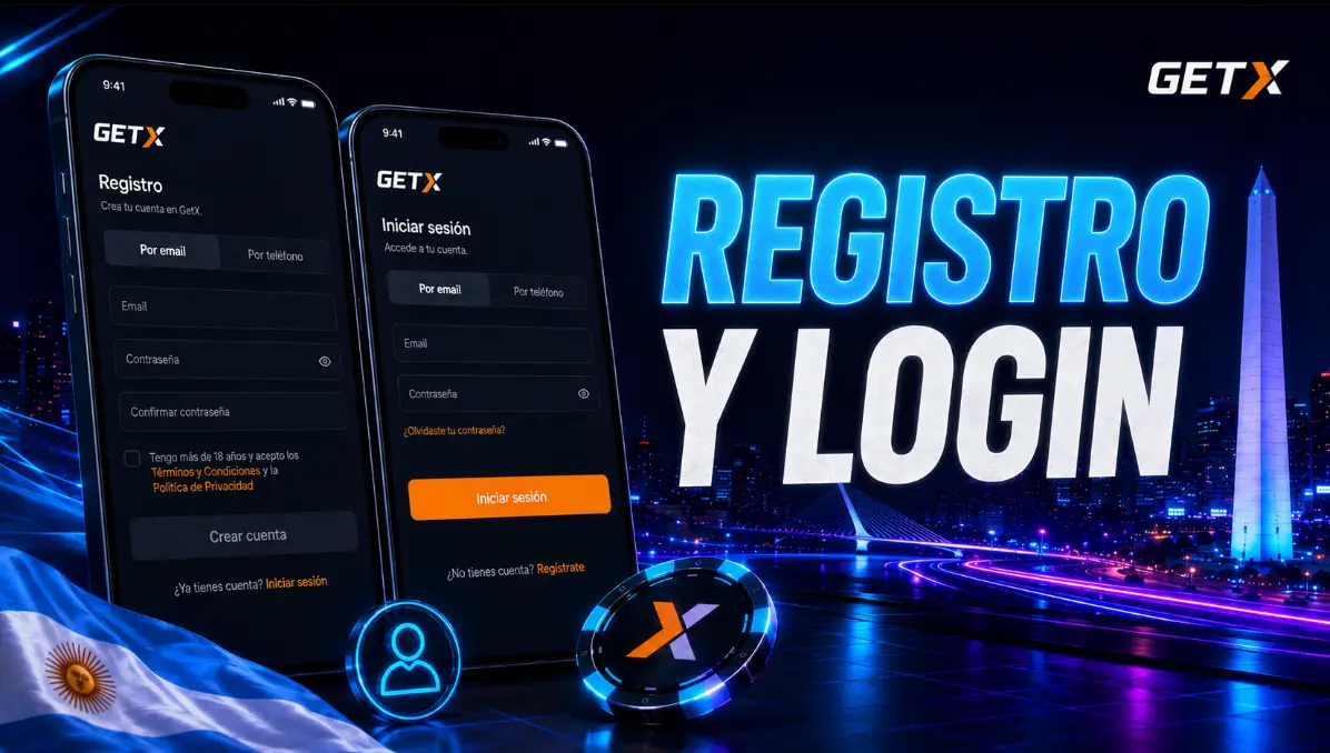 Registro y GetX login desde el celular