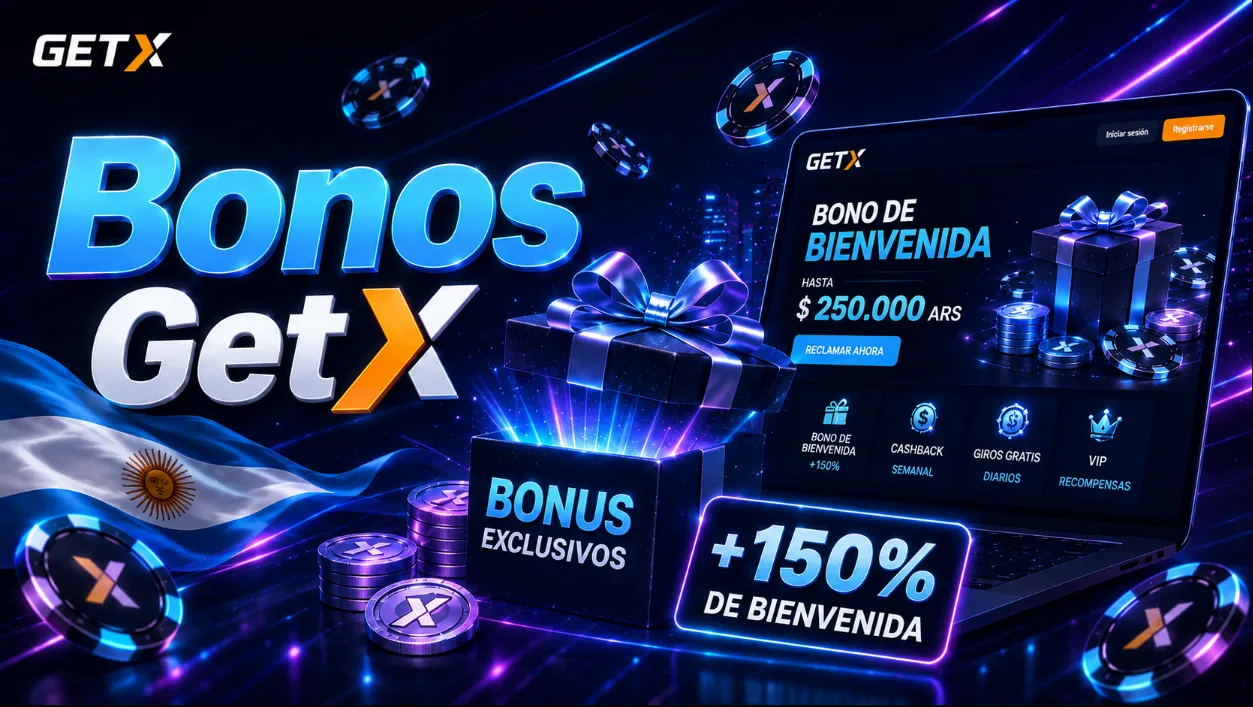 Bonos y acciones GetX para nuevos jugadores